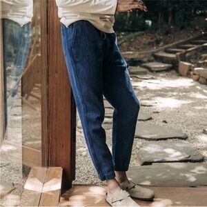 Taylor Stitch The Après Pant in Indigo Waffle Men’s Medium